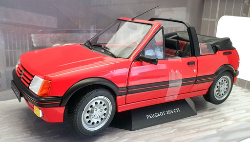 Solido 1/18 Scale Diecast S1806201 - 1989 Peugeot 205 CTI MK1 - Red