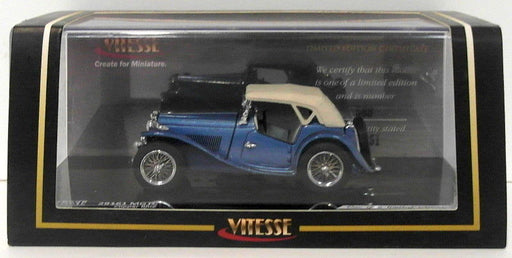Vitesse Models 1/43 Scale Diecast 29161 - MGTC - Clipper Blue