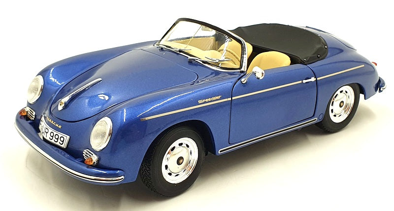 Schuco 1/18 Scale Diecast 45 003 1800 - Porsche 356 Speedster - Met Blue