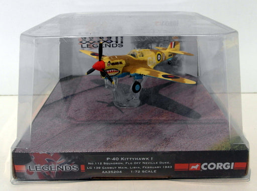 Corgi 1/72 Scale AA35204 - P-40 Kittyhawk I 112 Sqn Flg off Neville Duke