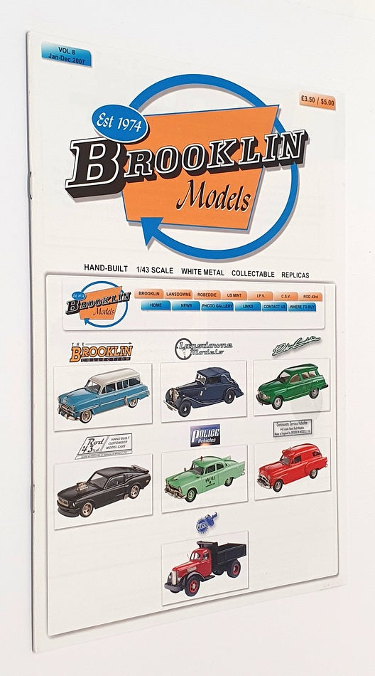 Brooklin Models Vol.8 Jan-Dec 2007 - A4 Fully Illustrated Colour Catalogue