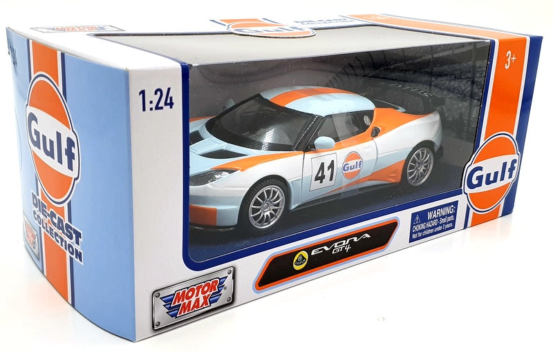 Motor Max 1/24 Scale Diecast 79660 - Lotus Evora GT4 - Gulf