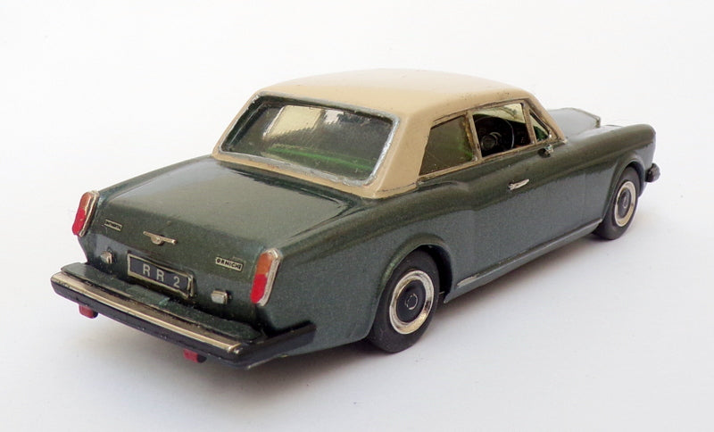 SMTS 1/43 Scale Built Kit CL7 - Rolls Royce Corniche FHC - Green/Beige
