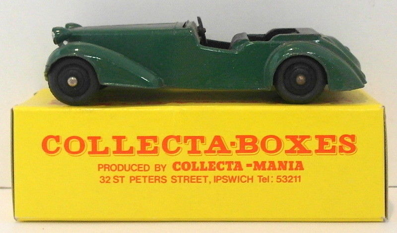 Vintage Dinky 38D - Alvis Sports Tourer - Green In Collecta Box