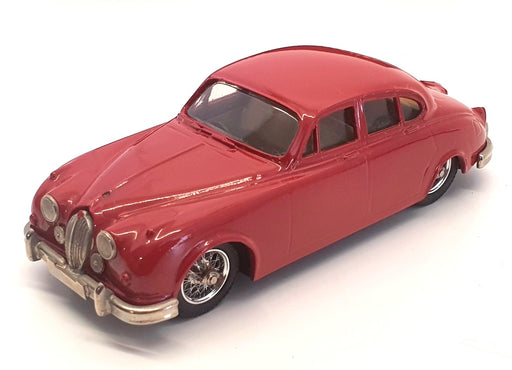Western Models 1/43 Scale Model Car WM02R - Jaguar Mk2 - Red
