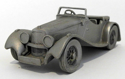 Danbury Mint Pewter Model Car Appx 8cm Long DA01 - 1935 Jaguar SS/100