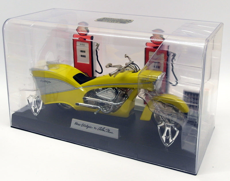 TOY ZONE 30cms - 89999 Arlen Ness Motorcycles Ness-Stalgia Yellow
