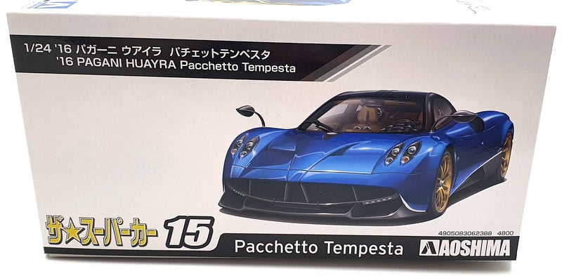 Aoshima 1/24 Scale Model Kit 15 - Pagani Huayra Pacchetto Tempesta 2016
