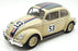 Schuco 1/12 Scale Resin 45 004 6200 - Volkswagen Kafer Rallye #53 Beetle Herbie