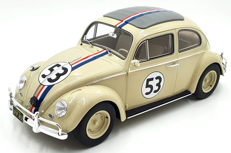 Schuco 1/12 Scale Resin 45 004 6200 - Volkswagen Kafer Rallye #53 Beetle Herbie