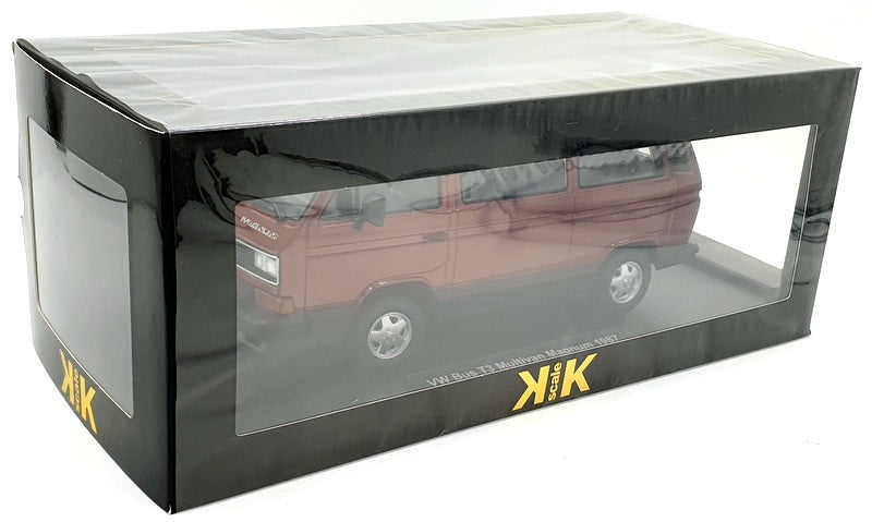 KK Scale 1/18 Scale Diecast KKDC180991 VW Bus T3 Multivan Magnum 1987 Red