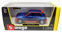 Burago 1/24 Scale Diecast Model Car 18-21088 - Renault 5 Turbo - Blue