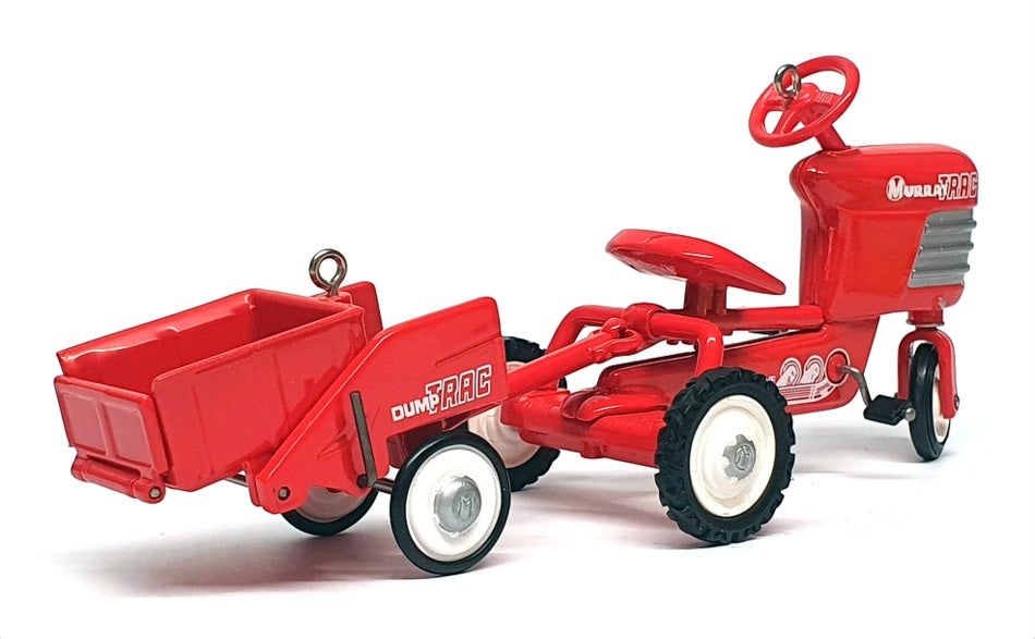 Hallmark Kiddie Car Classics 06376 - 1955 Murray Tractor Trailer Ornament - Red
