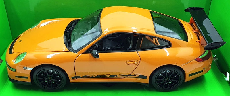 Welly 1/24-27 Scale Model Car 22495W - 1997 Porsche 911 GT3 RS - Orange