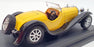 Burago 1/24 Scale Model Car 0538 - 1932 Bugatti Type 55 - Yellow/Black