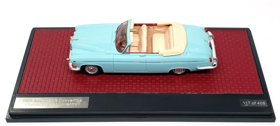 Matrix 1/43 Scale MX41001-191 - 1968 Jaguar 420G Convertible - Blue