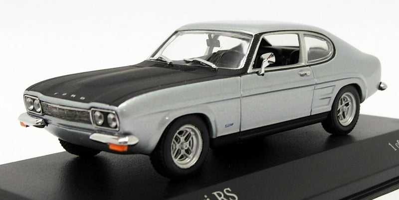 Minichamps 1/43 Scale 430085800 - 1972-73 Ford Capri RS 2600 Met Lgt Blue