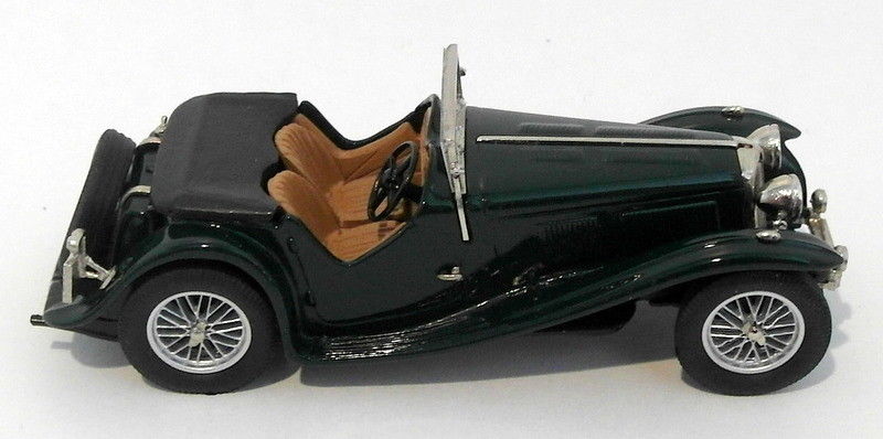 Lansdowne Models 1/43 Scale LDM63B - 1938 AC 16/80 Sports Roadster Open - Green
