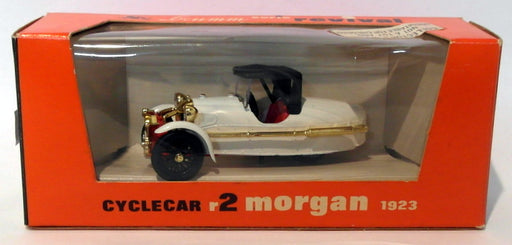 Brumm Models 1/43 Scale Diecast R2 - 1923 Morgan Cyclecar - White