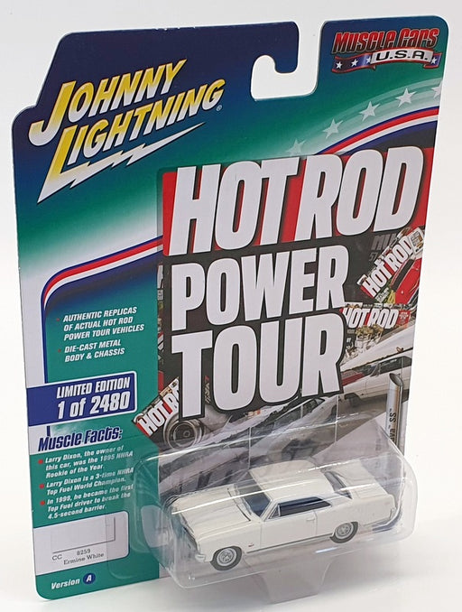 Johnny Lighting 1/64 Scale JLMC017 - 1966 Chevy Nova SS - White