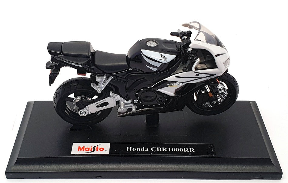 Maisto 1/18 Scale Motorbike 07082 - Honda CBR1000RR - Black/White