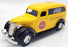 ERTL 18cm Long Model Car B901 - Coke Brand Metal Bank Car - Yellow