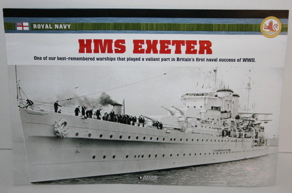 DeAgostini Atlas Editions Legendary Warships - HMS EXETER