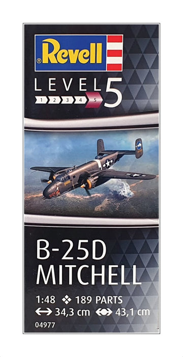 Revell 1/48 Scale Aircraft Kit 04977 - North American B-25D Mitchell
