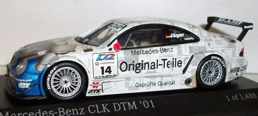 Minichamps 1/43 Scale 400 013714 Mercedes CLK Coupe DTM 2001 Th. Jager #14