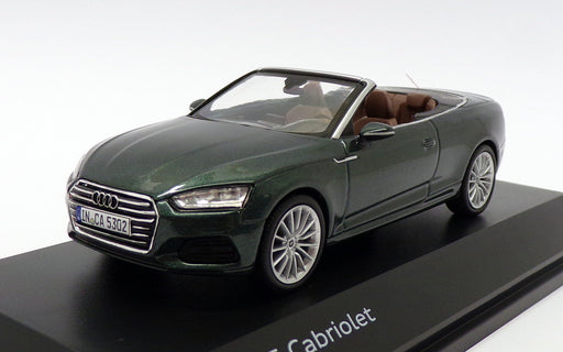Spark 1/43 Scale 501.17.053.33 - Audi A5 Cabriolet - Gotland Green