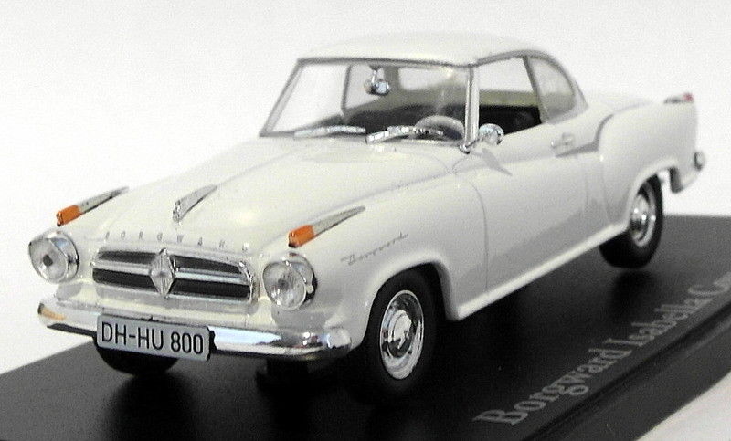 Atlas Editions 1/43 Scale Dioecast 4 656 129 - Borgward Isabella - White