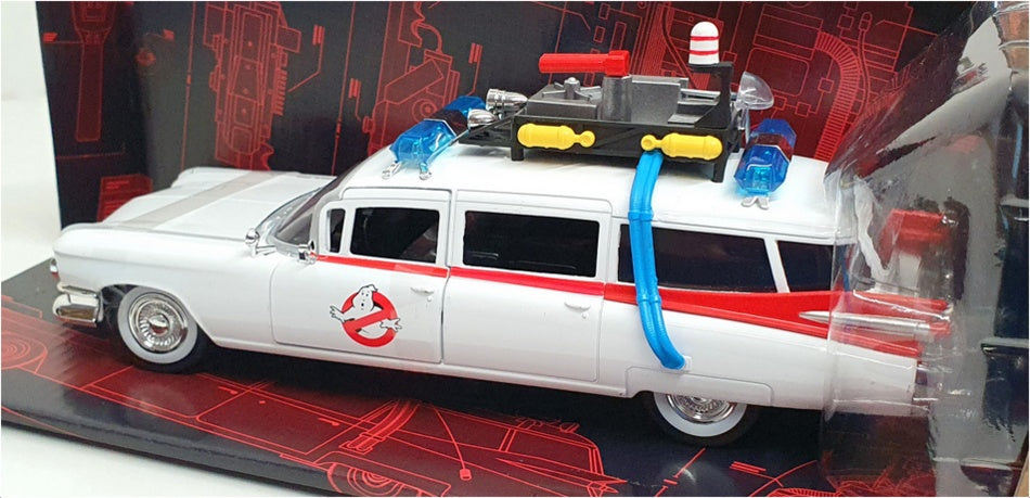 Jada 1/24 Scale 99731 - Ecto 1 Ghostbusters Cadillac Ambulance - White