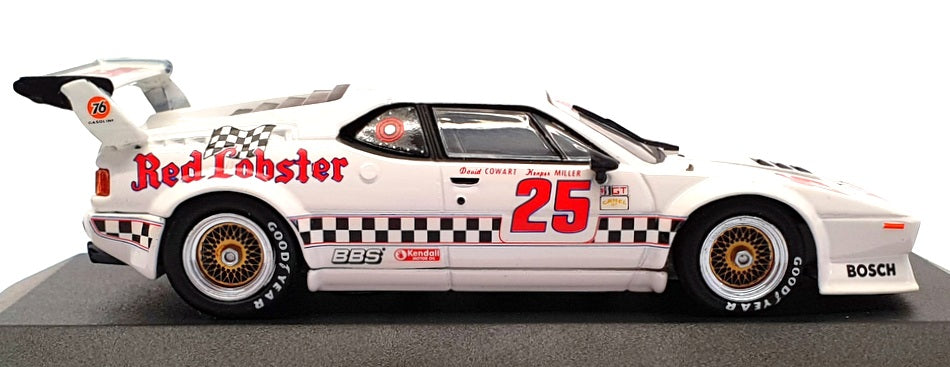 Minichamps 1/43 Scale 430 812525 - BMW M1 IMSA Red Lobster LA Times GP 1981