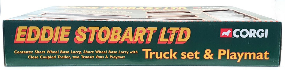 Corgi 60023 - Eddie Stobart Truck Set & Playmat - Ford Scania ERF Volvo