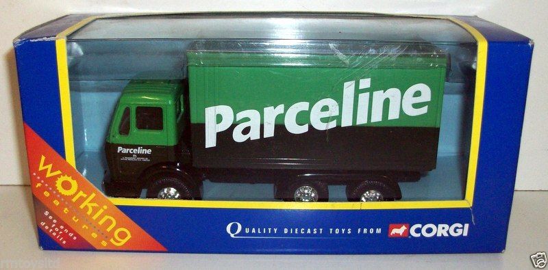 CORGI - 58403 MERCEDES CARGO BOX VAN - PARCELINE COURIERS