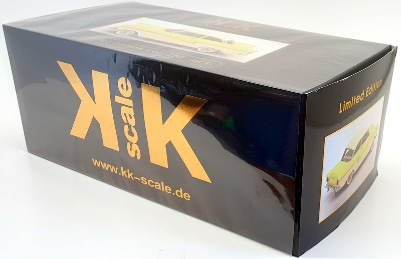 KK 1/18 Scale KKDC180273 - 1957 Ford England Taunus 17M P2 - Yellow/White