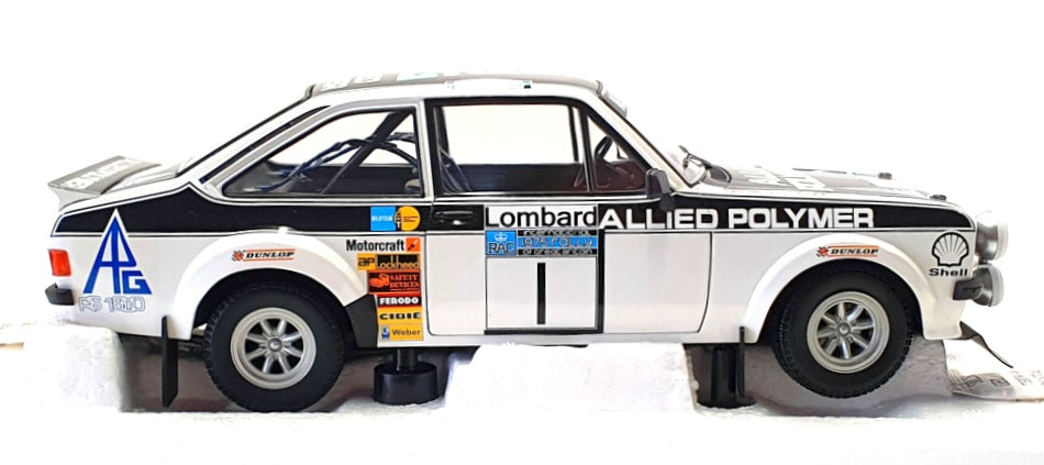 Minichamps 1/18 Scale - 100 758401 Ford Escort MK2 RS1800 RAC Rally 1975 Makinen