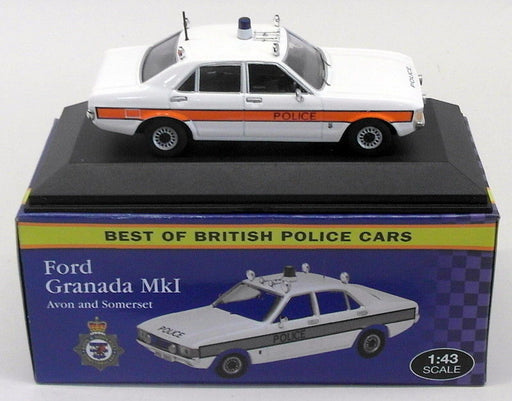 Atlas Editions 1/43 Scale 4 650 113 Ford Granada Mk1 Avon & Somerset Police Car