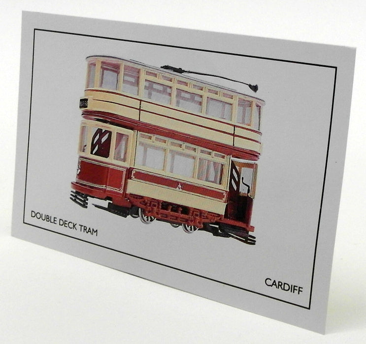 Corgi 1/76 Scale Diecast Model Bus 97264 - Double Deck Tram - Cardiff