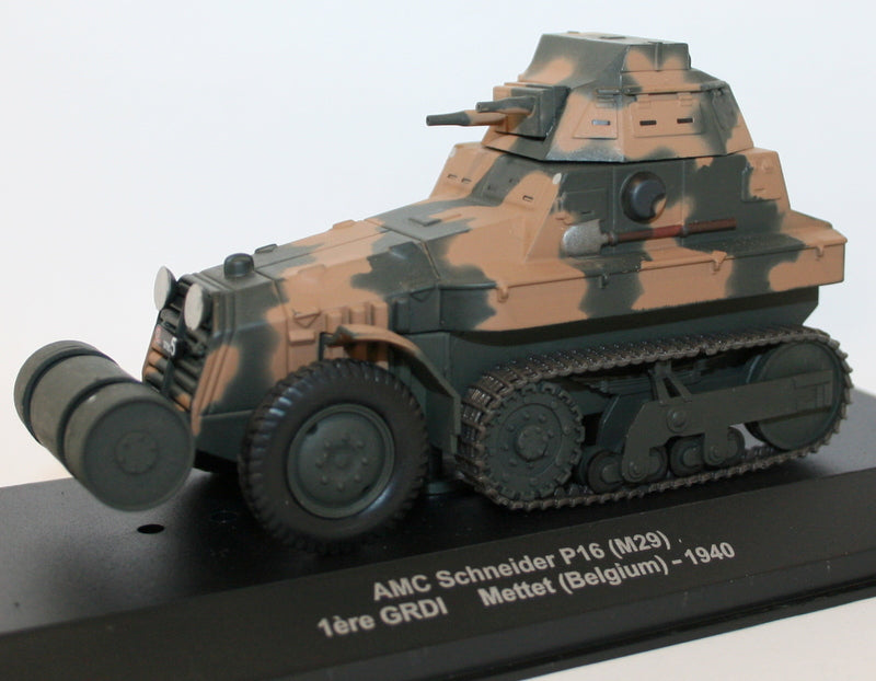 Altaya 1/50? Scale Diecast / Plastic - AMC Schneider P16 - Mettet Belgium 1940