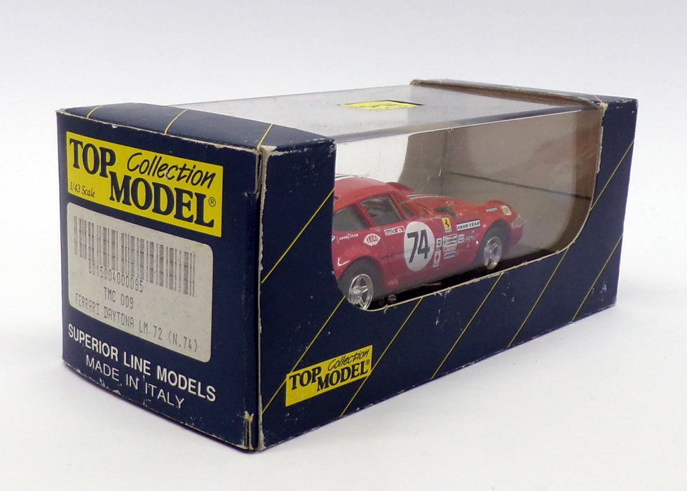 Top Model 1/43 Scale TMC009 - Ferrari 365 Daytona Coupe - #74 LM 1972