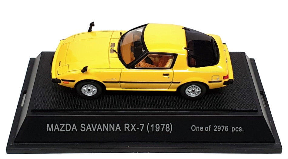 Ebbro 1/43 Scale Diecast 149 - 1978 Mazda Savanna RX-7 - Yellow