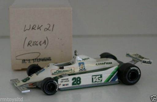 WESTERN MODELS SIGNED 1st VERSION - 1/43 SCALE WRK21 79 WILLIAMS FW007 REGAZZONI