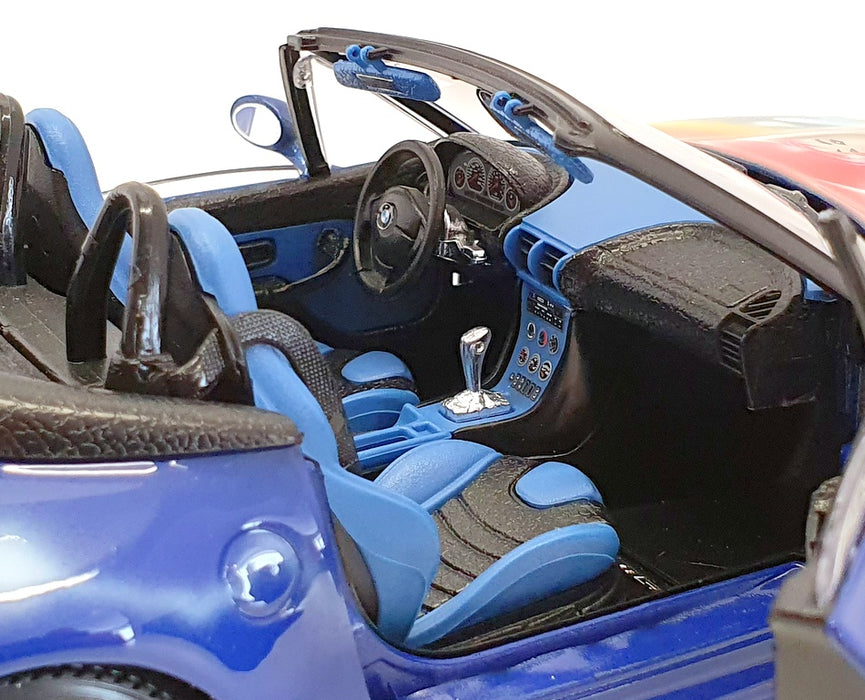 Burago 1/18 Scale Diecast 011121H - BMW M Roadster - Blue