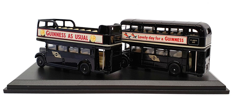 Oxford Diecast 1/76 Scale 2630a - AEC Regal & Routemaster - Guinness