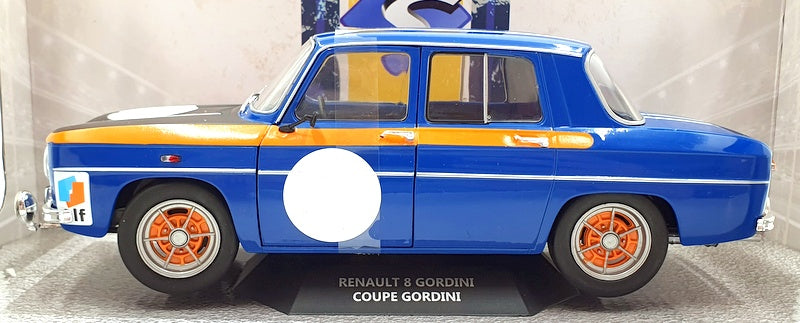 Renault 8 1300 coupe Gordini 1967 bleue Solido 1/18 - Collection Renault 8 1300 coupe Gordini 1967 bleue Solido 1/18 - Collection