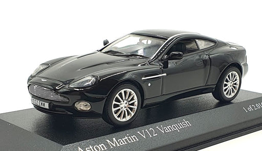 Minichamps 1/43 Scale 400 137221 - Aston Martin V12 Vanquish - Black