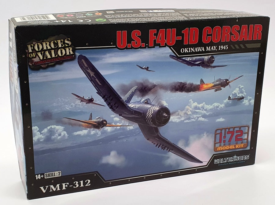 Forces Of Valor 1/72 Scale Model Kit #11 - US F4U-1D Corsair Aircraft 1945