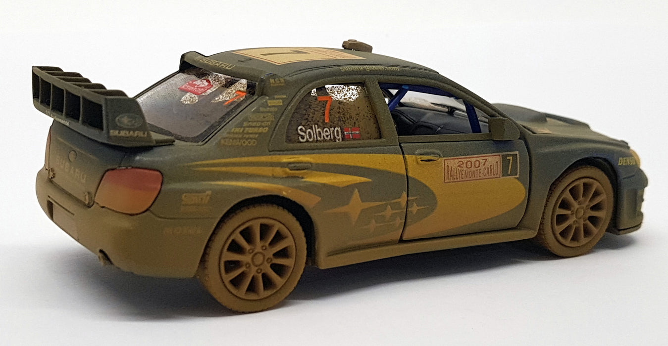 Subaru Impreza WRC 2007 Muddy - Kinsmart Pull Back & Go Metal Model Car