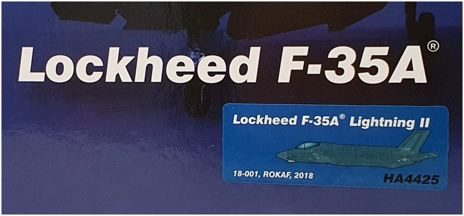 Hobby Master 1/72 Scale HA4425 - Lockheed F-35A Lightning II Aircraft